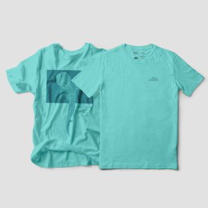 Camiseta Tiburon ballena Menta